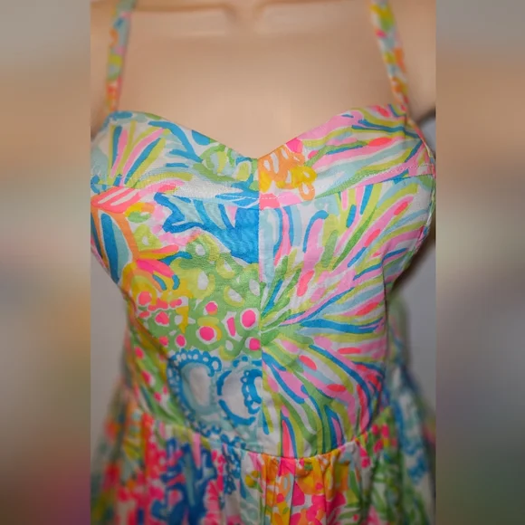 Lilly Pulitzer Sundress Ladies Size 14 excellent pre-owned condition - Picture 2 of 7
